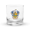 Thompson Family Crest Rocks Glass