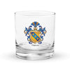 Urban Family Crest Rocks Glass