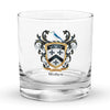 Walker Family Crest Rocks Glass