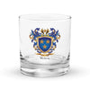 Weber Family Crest Rocks Glass