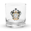Weekes Family Crest Rocks Glass