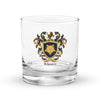 Schwartz Family Crest Rocks Glass