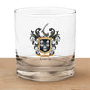 Kennedy Family Crest Rocks Glass