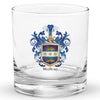 Walters Family Crest Rocks Glass
