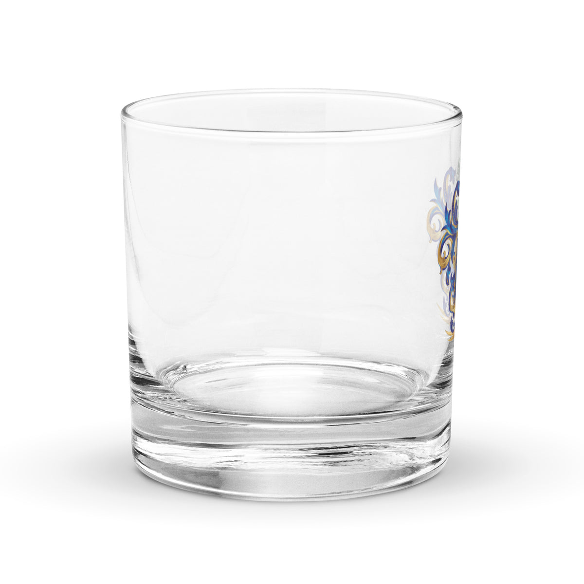 Dunn Family Crest Rocks Glass-Family Crests Store