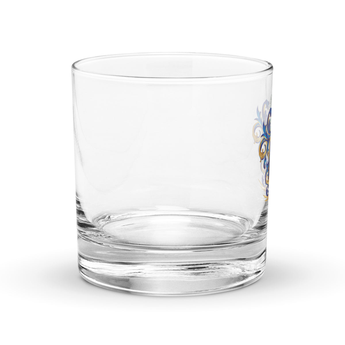 Dunne Family Crest Rocks Glass-Family Crests Store