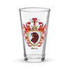 Auer Family Crest beer glass