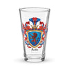 Avila Family Crest beer glass