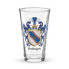 Ballingar Family Crest beer glass
