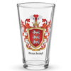Bouchard Family Crest beer glass