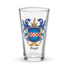 Boyd Family Crest beer glass