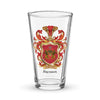 Brennan Family Crest beer glass