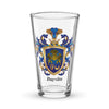 Breslin Family Crest beer glass