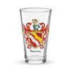 Brewer Family Crest beer glass