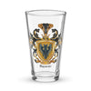 Browne Family Crest beer glass