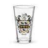 Bush Family Crest beer glass