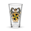 Campbell Family Crest beer glass - earliest recorded