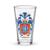 Contreras Family Crest beer glass
