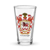 Cavanaugh Family Crest beer glass