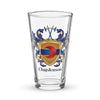 Christenson Family Crest beer glass