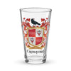 Crawford Family Crest beer glass
