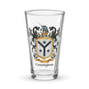 Cunningham Family Crest beer glass
