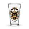 Curry Family Crest beer glass - English origin