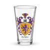 Da Silva Family Crest beer glass