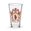 Devaney Family Crest beer glass