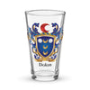 Dolan Family Crest beer glass