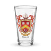 Duncan Family Crest beer glass