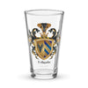 Estrada Family Crest beer glass