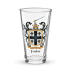 Fenton Family Crest beer glass