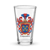Fernandez Family Crest beer glass