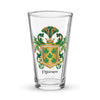 Figueroa Family Crest beer glass