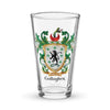 Gallagher Family Crest beer glass