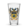 Gardiner Family Crest beer glass