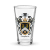 Gardner Family Crest beer glass