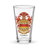 Gauthier Family Crest beer glass