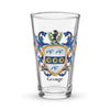 George Family Crest beer glass