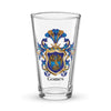 Gomes Family Crest beer glass