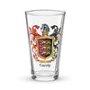 Grady Family Crest beer glass