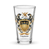 Graham Family Crest beer glass