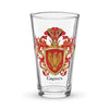 Graves Family Crest beer glass