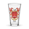 Hail Family Crest beer glass