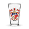Henry Family Crest beer glass