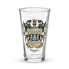 Higgins Family Crest beer glass