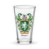 Homes Family Crest beer glass