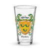Hunter Family Crest beer glass