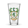 Guidet Family Crest beer glass